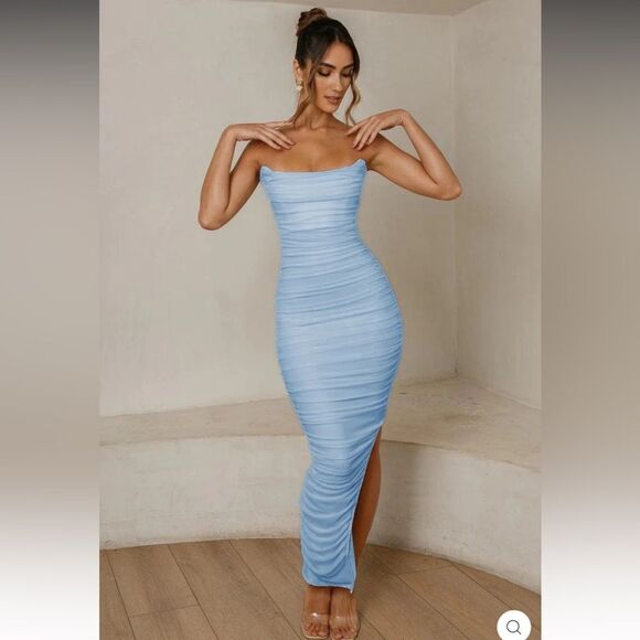 NWT JAUS ISABELLE MAXI DRESS - SKY BLUE 2XL - Picture 1 of 4